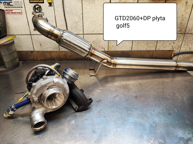 Downpipe DP FWD – Golf V–VI / A3 8P / Octavia 1.9–2.0 TDI